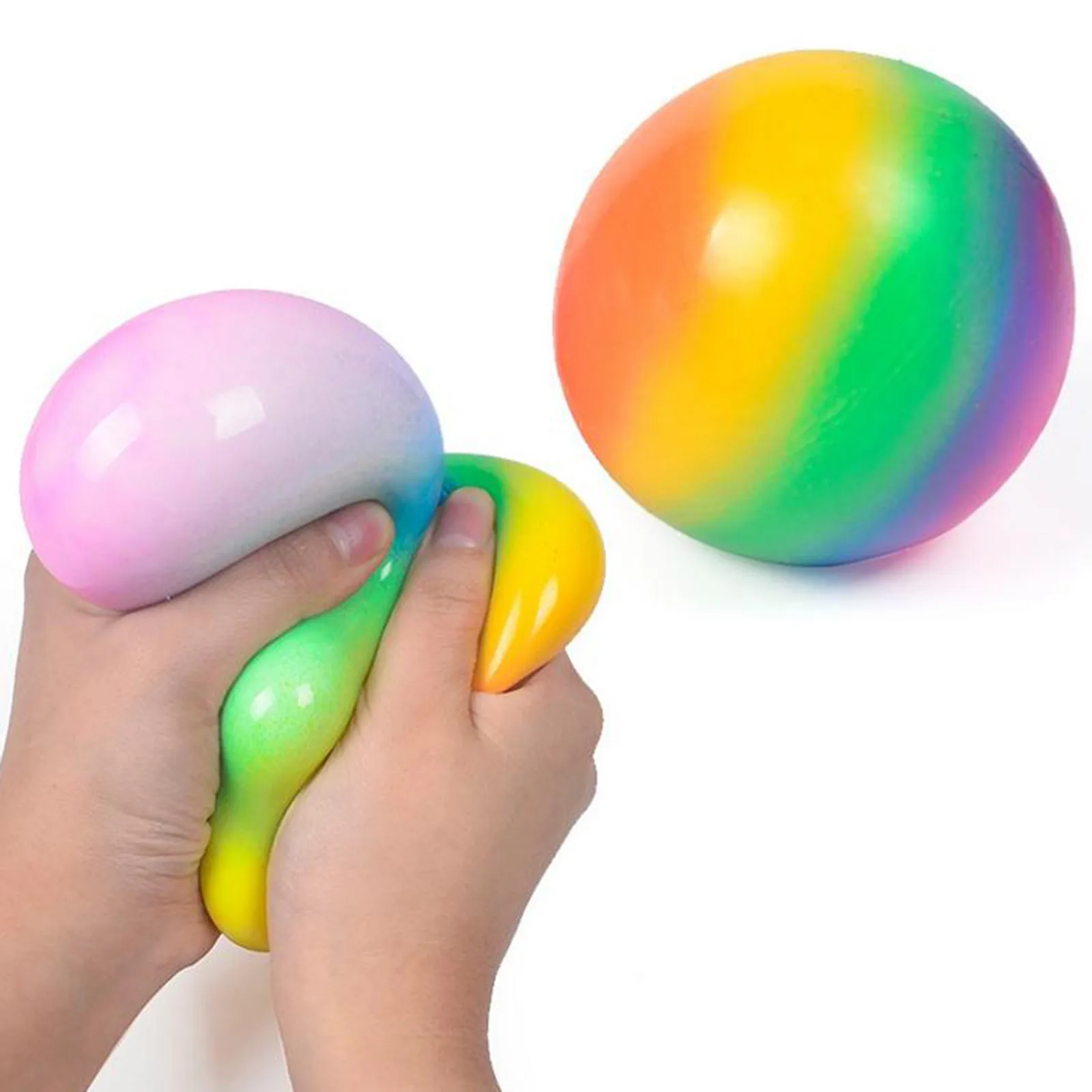 

Creative Colorful vent ball decompression toy Adults children slow rebound squeeze Toy juguetes Drop Ship New